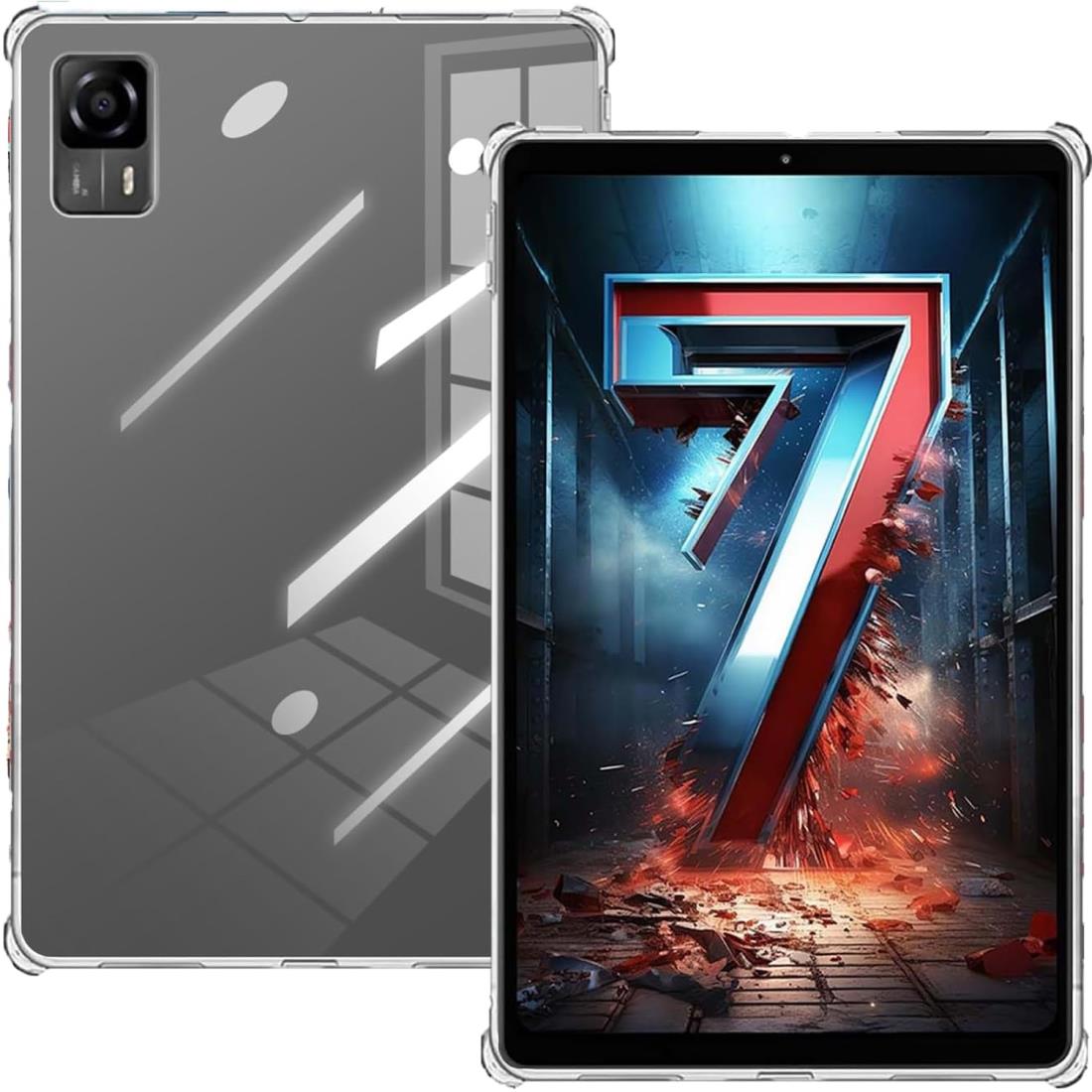 【2025新登場】For Headwolf FPad7 Pro/FPad7/FPad6/Alphawolf APad2 ケース 保護カバー 【HNWEIWEI】 8.4インチ クリア 耐衝撃 TPU素材 柔らかい手触り 軽量 薄型 指紋防止 黄変防止 Headwolf FPad7/Headwolf FPad6/Alphawolf APad2 用 ケース 保護カバー (クリア)