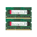 【メーカー取り寄せ】 キングストン 増設メモリ 8GB(4GB×2枚組) 1600MHz DDR3L Non-ECC CL11 SODIMM (Kit of 2) 1.35V KVR16LS11K2/8 製品寿命期間保証 Kingston