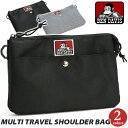 ショルダーバッグ BEN DAVIS ベンデイビス 送料無料 マルチ トラベル ショルダー バッグ MULTI TRAVEL SHOULDER BAG ポーチ マルチポーチ サブバッグ メンズ レディース 旅行 黒 ベンデービス BDW-9166 bendavis2-074