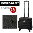 【ポイント10倍】 スーツケース バーマス BERMAS FUNCTION GEAR PLUS ファンクションギアプラス ソフトキャリー 撥水 キャリーバッグ キャリーケース ビジネスキャリー ビジネスバッグ 4輪 横型 ビジネス 出張 旅行 23L TSAロック 機内持込 60426 bermas-60426