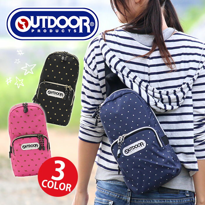 ボディバッグ OUTDOOR PRODUCTS アウトドアプロダクツ outdoor 大人気のドット...:pro-shop:10073545