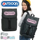 【在庫限りSALE】 OUTDOOR PRODUCTS アウトドア プロダクツ デカロゴシリーズ フラップリュック リュックサック デイパック バックパック メンズ レディース 男女兼用 ネイビー OUT-312