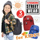 リュック VISION STREET WEAR ビジョン ストリートウエア 送料無料 キッズリュック リュックサック デイパック バックパック バックル 通園 通学 入園 入学 バッグ お祝い 入園グッズ 通園バッグ 小学校 入学祝い VSKD500 vision-059 ポイント10倍!