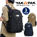 ヤックパック リュック YAKPAK 送料無料 2017年春夏★新作 黒 通学 通学用 メンズ レディース 通勤 リュックサック バックパック デイパック 男女兼用 YP4026 yakpak2-033