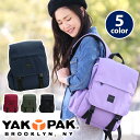 ヤックパック リュック YAKPAK 送料無料 2017年春夏★新作 黒 通学 高校生 通学用 レディース 大人 おしゃれ 男女兼用 バッグ ママバッグ マザーズバッグ マザーバッグ フラップ リュックサック バックパック デイパック メンズ 通勤 YP6015 yakpak2-035