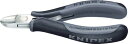 クニペックス(KNIPEX)ESDエレクトロニクス斜ニッパー115mmラウンドヘッド〔7722-115ESD〕7722115ESD