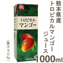 《熊本県果実農業協同組合連合会》トロピカルマンゴージュース【1000ml】【05P123Aug12】　