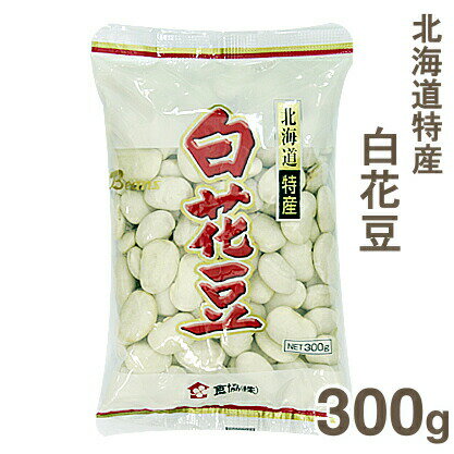《食協》北海道特産　白花豆【300g】【05P123Aug12】　