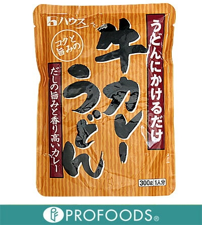 《ハウス》牛カレーうどん【300g】【05P123Aug12】　