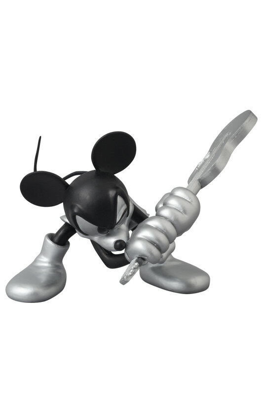 UDF ROEN collection MICKEY MOUSE (GUITAR Ver.) BLACK & SILVER