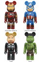 BE@RBRICK THE AVENGERS DAMAGE Ver. 100％100年に一度の世紀のプロジェクト!最強が集結する。