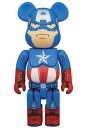 BE@RBRICK CAPTAIN AMERICA 400%100年に一度の世紀のプロジェクト!超人ソルジャー