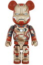 BE@RBRICK IRON MAN MARK XLII（42）DAMAGE Ver. 1000%