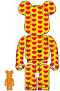 BE@RBRICK Yellow Heart 100% & 400%《2018年11月発売・発送予定》