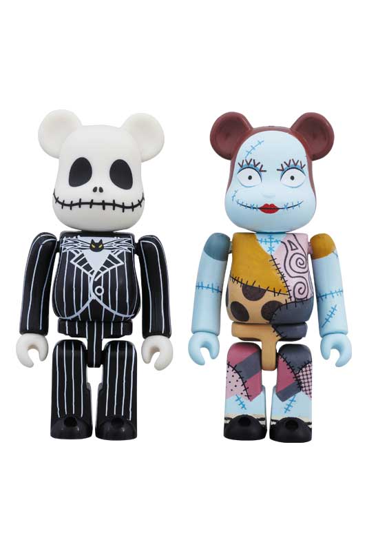 BE@RBRICK（ベアブリック）ジャック・スケリントン & サリー 2パックセット【Disneyzone】