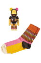 BE@RBRICK Happy Socks （MEN'S）ペアで楽しめるカラフルでハッピーなソックス!