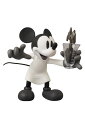 VCD MICKEY MOUSE（The Worm Turnsより）B/W Ver.MEDICOM TOY 15th ANNIVERSARY EXHIBITION 開催記念商品