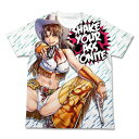 【送料無料対象商品】コスパ ブラックラグーン カウガール レヴィ フルグラフィックTシャツ WHITE 【ネコポス/DM便対応】