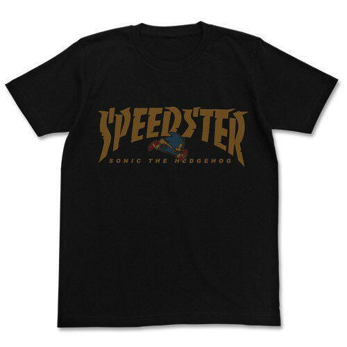【送料無料対象商品】コスパ ソニック・ザ・ヘッジホッグ SPEEDSTERソニックTシャツ BLACK【ネコポス/DM便対応】