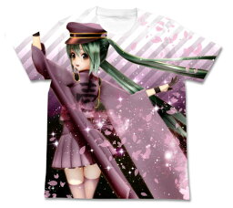 【送料無料対象商品】コスパ 初音ミク あぴミク千本桜 フルグラフィックTシャツ/WHITE 【ネコポス/DM便対応】