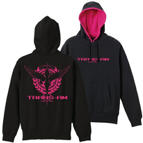 【送料無料対象商品】コスパ 機動戦士ガンダム00 トランザム パーカー BLACK×TROPICAL PINK