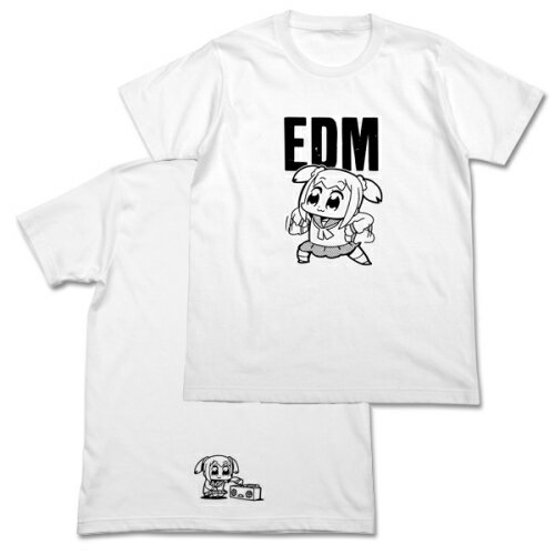 【送料無料対象商品】コスパ ポプテピピック ポプテピピックEDM Tシャツ WHITE【ネ…...:projectcore:10073271