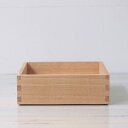 松屋漆器店 白木 5寸一段重 内白木 (身のみ) ※