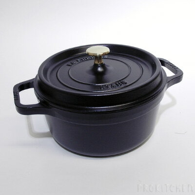 ストウブ（staub） ピコココット ラウンド 22cm ブラック5月16日 水 正午〜7月31日 火 正午数量限定・期間限定で【35％OFF】