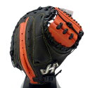 HATAKEYAMA(ハタケヤマ) 少年軟式キャッチャーミット 相川モデル 捕手用 右投げ用 【B】ブラック×レッド PRO-G23J
