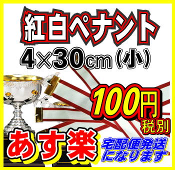 ◆ペナント◆【トロフィー】・【優勝カップ】用紅白ペナント4cm−30cm【業界初！あす楽対…...:proof:10000297