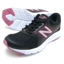 NB レディース ウォーキング ジョギング ランニングシューズ ニューバランス スニーカー W411 LP1 ブラック/ローズ 靴幅:D PSsale【ラッキーシール対応】