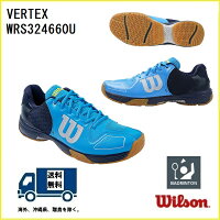 WILSON (ウィルソン)　バドミントン　シューズ　ヴェルテックス ハワイアンサーフ×ネイビーブレザー×アシッドライム VERTEX WRS324660U　の画像