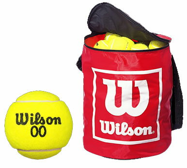 （8月末入荷予定）Wilson（ウイルソン）【ダブル・オー（ノンプレッシャーボール）（Double O）60球入】テニスボール