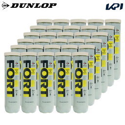 【365日出荷】「あす楽対応」DUNLOP（<strong>ダンロップ</strong>）「FORT（<strong>フォート</strong>）[4個入]1箱（<strong>30缶</strong>/120球）」テニスボール 『即日出荷』