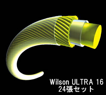 Wilson（ウイルソン）【ウルトラ 16（24張セット）】テニスストリング