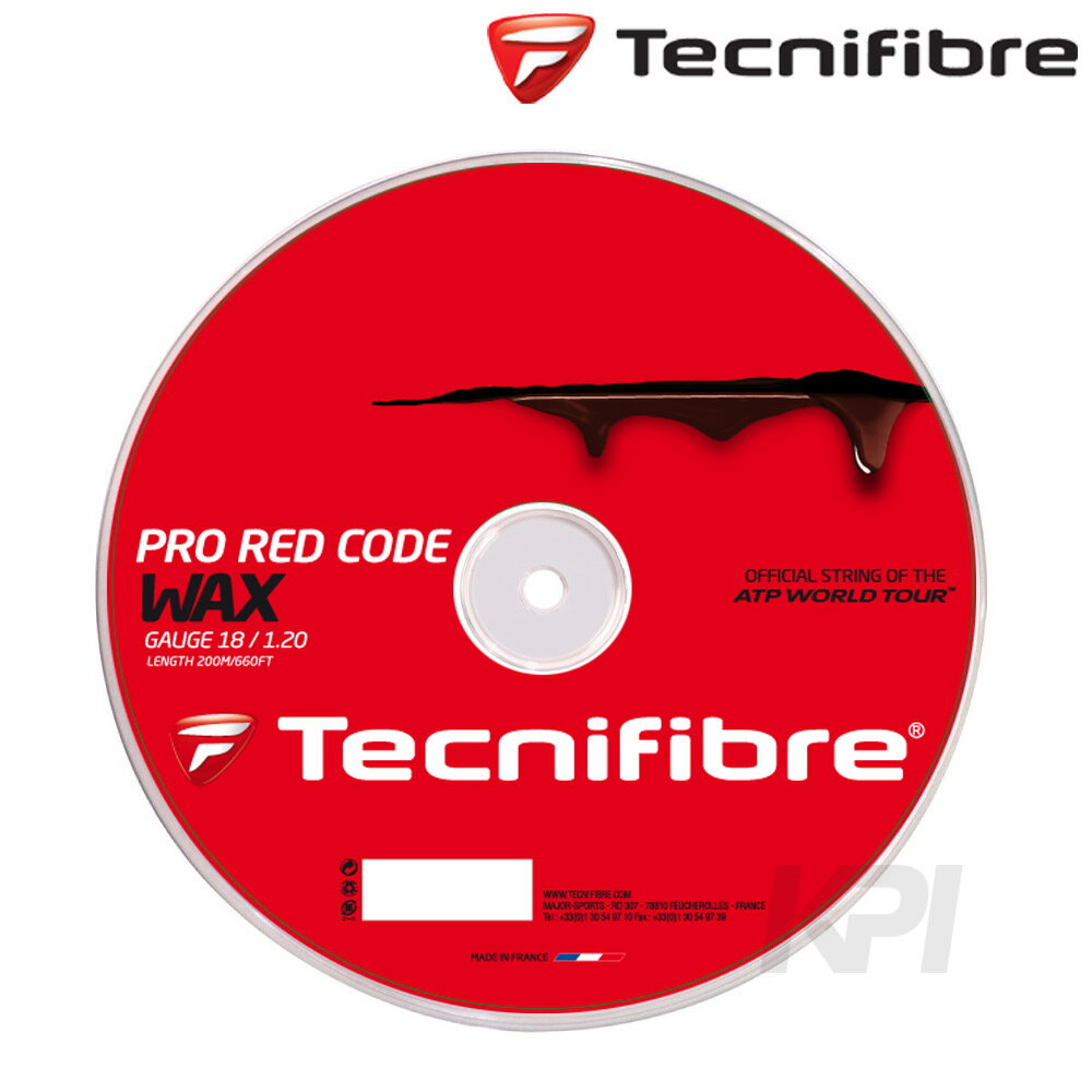 『即日出荷』 Tecnifibre（テクニファイバー）「PRO RED CODE WAX 1.20（プロレッドコードワックス）200mロール TFR520」硬式テニスストリング（ガット）【prospo】「あす楽対応」の画像