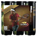 『即日出荷』Wilson（ウイルソン）【US OPEN EXTRA DUTY（エクストラ・デューティ）Federer　3缶パック×8〔72球〕 WRT107100P-3】テニスボール