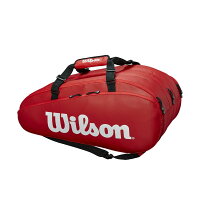 ウイルソン Wilson テニスバッグ・ケース TOUR 3 COMP RED ラケットバッグ（ラケット15本収納可能） WRZ847915の画像