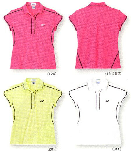 YONEX（ヨネックス）【Ladies レディースシャツ（スリムタイプ） 20129】ソフトテニス＆バドミントンウェア【2011SS】【送料無料】