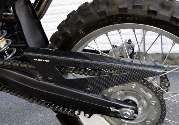 CRF250L【HONDA】カーボン チェーンガード 光沢クリア塗装済み品 BLESS R's【brs_crf250l_001b】CRF 250 L ホンダ