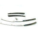 ベンツ R107 ドアエッジモール メッキ 左右 380SL 380SLC 450SL 450SLC 560SL DG-107【あす楽対応】