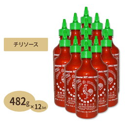 [12個セット] シラチャーソース 482g (17floz) フイフォンフーズインク シラチャーホットチリソース シラチャ <strong>シラチャソース</strong> シラチャホットチリソース Huy Fong Foods Inc Sriracha Hot Chili Sauce