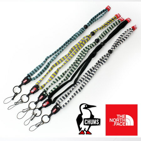 【あす楽】TNF／CHUMS ザ・ノース・フェイス／チャムス LANYARD ORIGINAL ランヤードオリジナル / ネックストラップ キーホルダー ボーダー アウトドア 新作 【メール便可】