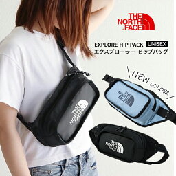 <strong>ノースフェイス</strong> バッグ ショルダーバッグ ヒップバッグ ボディバッグ THE NORTH FACE EXPLORE HIP PACK NF0A3KZX バック かばん ユニセックス メンズ レディース ウエストバッグ ウェストバック 長財布 入る