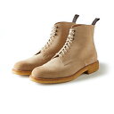 OLD JOE - "The Hunter" DISTRESSED SUEDE UNKLE BOOTS - SAND