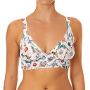 ハンキーパンキー hanky panky ノンワイヤーブラジャー ザ リンジー ジェットセット クロスオーバー ブラジャー (ホワイトマルチ) レディース 下着 ランジェリー セクシー 総レース 飛行機柄