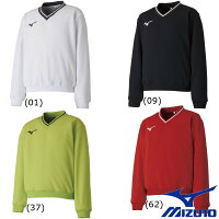 簡易配送可◆MIZUNO◆2018年2月発売　ジュニア　スウェットシャツ（中厚素材）　62JC8101　テニス　バドミントン　ウェア　ミズノの画像