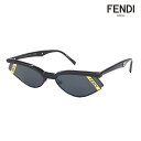 美品 フェンディ FENDI GENTLE MONSTER ロゴ サングラス ブラック eitm0036 【中古】