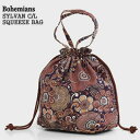 【クーポンで最大30%OFF】ボヘミアンズ/BOHEMIANS シルヴァンスクイーズバッグ 巾着バッグ トートバッグ SYLVAN C/L SQUEEZE BAG BB-156 レディース メンズ【コンビニ受取可能】