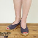 【クーポンで最大30%OFF】【2019SS】カルザノール/Calzanor スエードオープントゥバックストラップサンダル ウェッジソール エスパドリーユ 2220-S/473(PS) SERRAJE レディース【コンビニ受取可能】